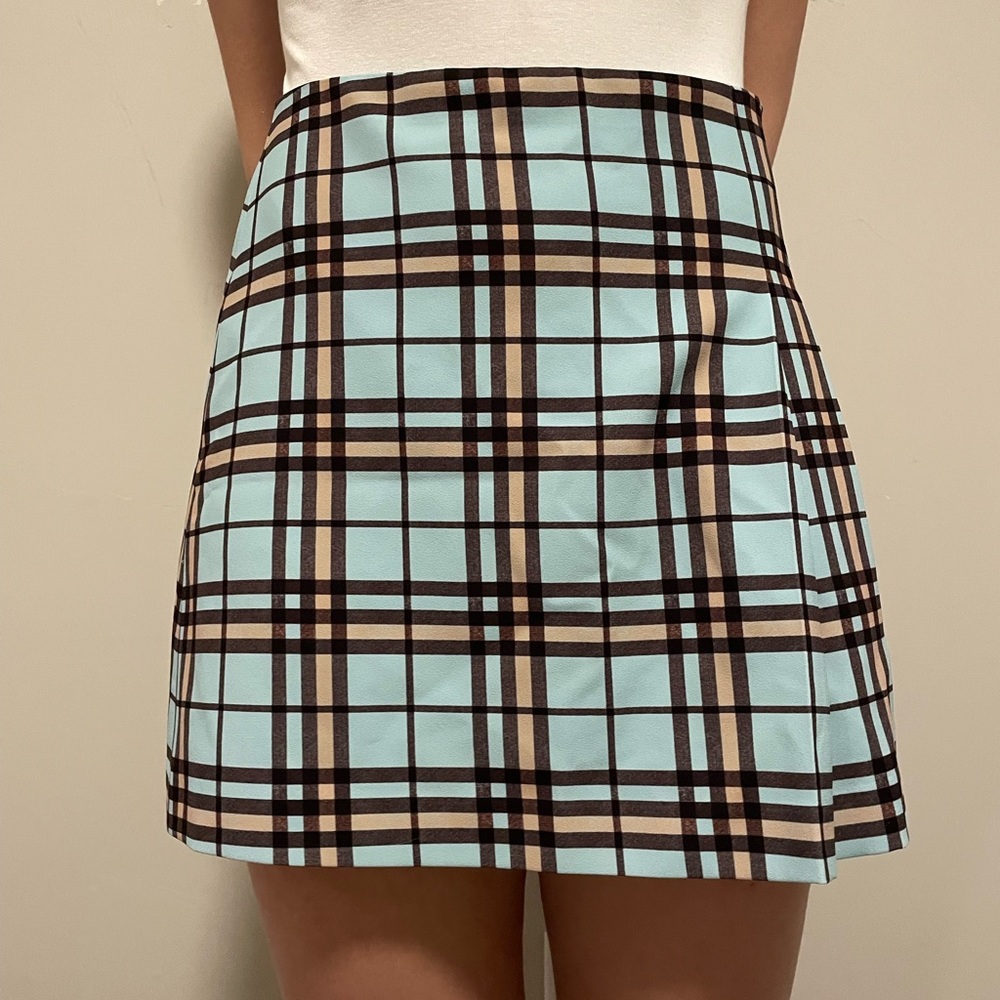 Alice and Olivia plaid skirt!